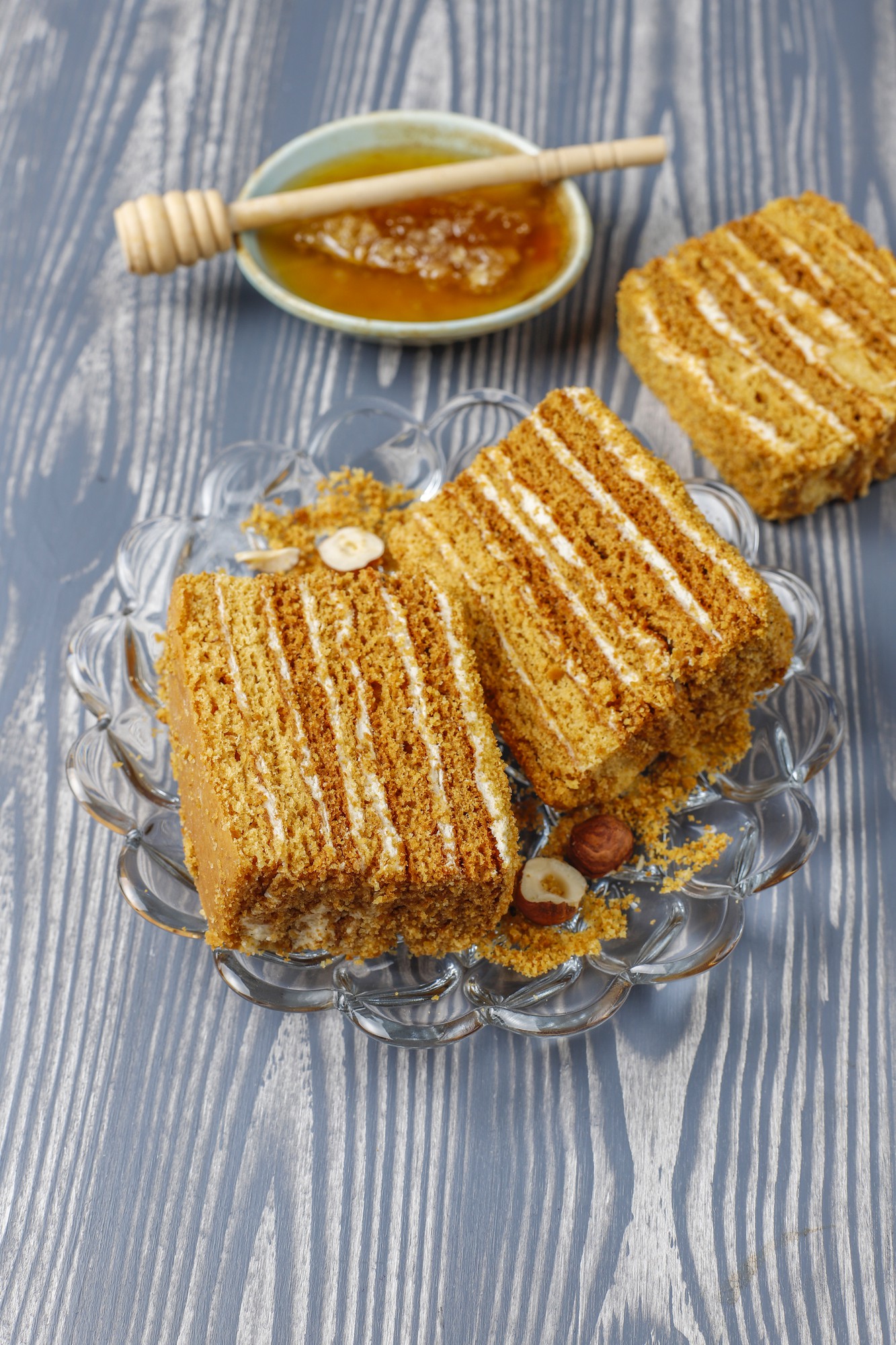 Brown Butter Crinkle Cake