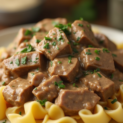 Beef Stroganoff