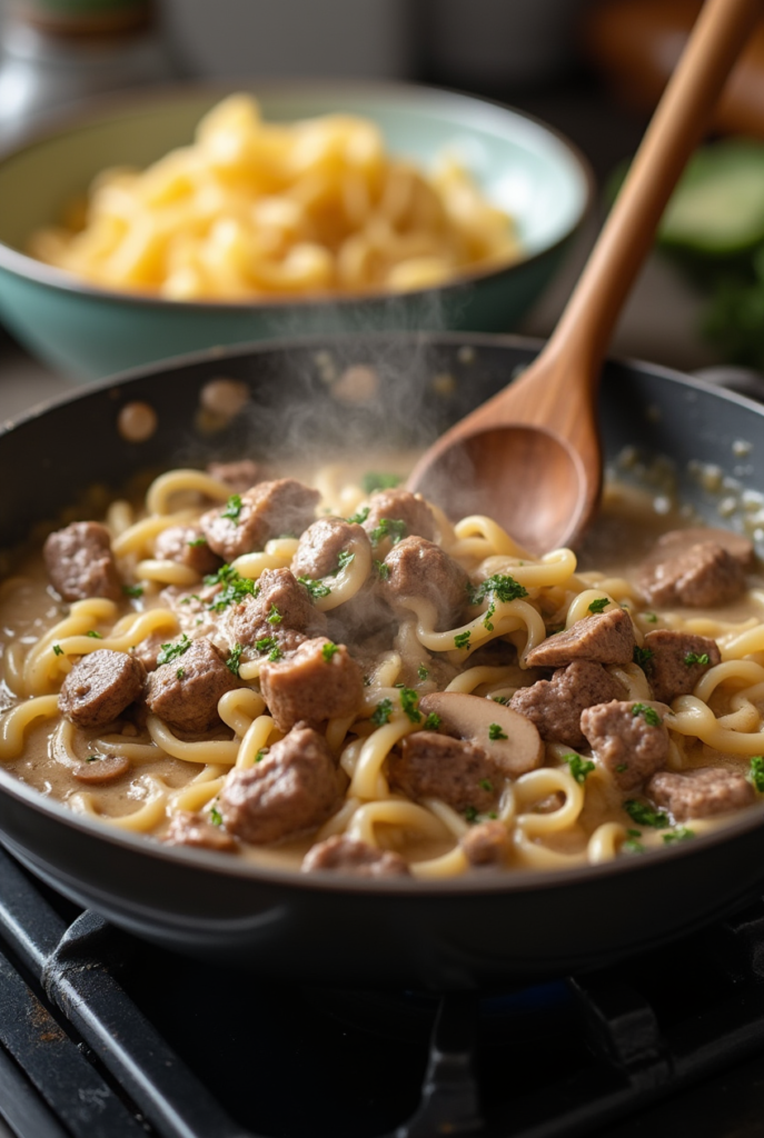 Beef Stroganoff
