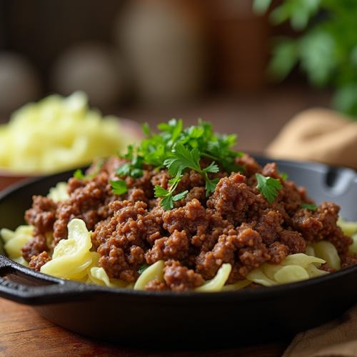 ground beef cabbage