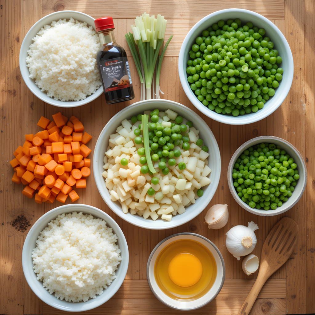 ingredients -Fried Rice Gluten Free