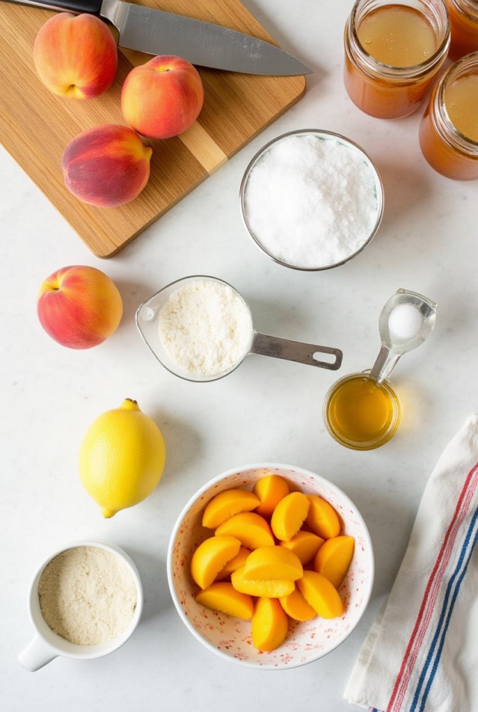 peach jam recipe