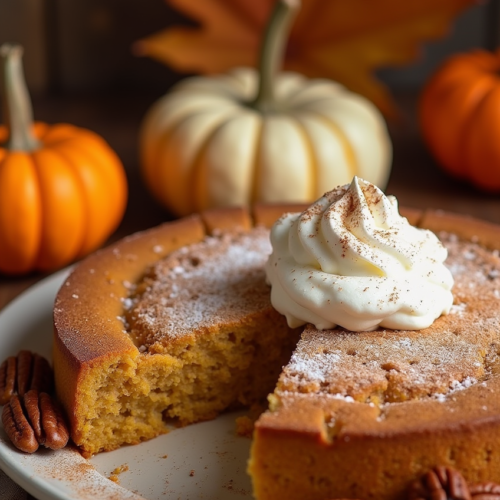 pumpkin dump cake